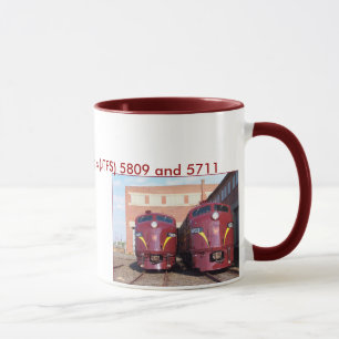 Pennsylvania järnväg E-8a, s (JTFS) 5809 och 5711 Mugg