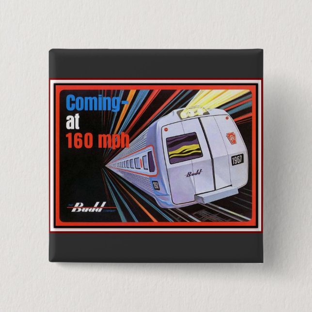 Pennsylvania järnväg Metroliner 1967 knäppas Knapp (Framsida)