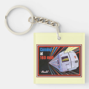 Pennsylvania järnväg Metroliner Keychain 1967
