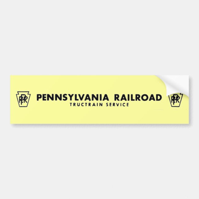 Pennsylvania järnväg tjänste- TrucTrain Bildekal (Framsidan)