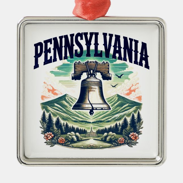 Pennsylvania Julgransprydnad Metall (Framsidan)