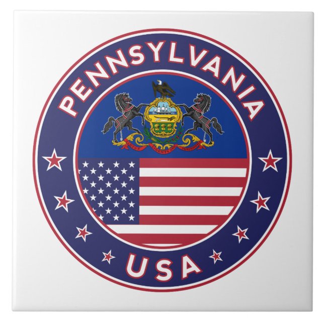 Pennsylvania Kakelplatta (Framsidan)