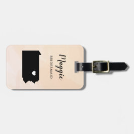 Pennsylvania Kartong Resväskemärke, Bröllopsfest Bagagebricka