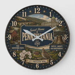 Pennsylvania Keystone State Historic Landmark Stor Klocka