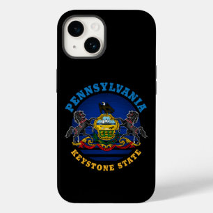 PENNSYLVANIA KEYSTONE STATLIG FLAGGA