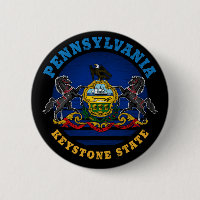 PENNSYLVANIA KEYSTONE STATLIG FLAGGA