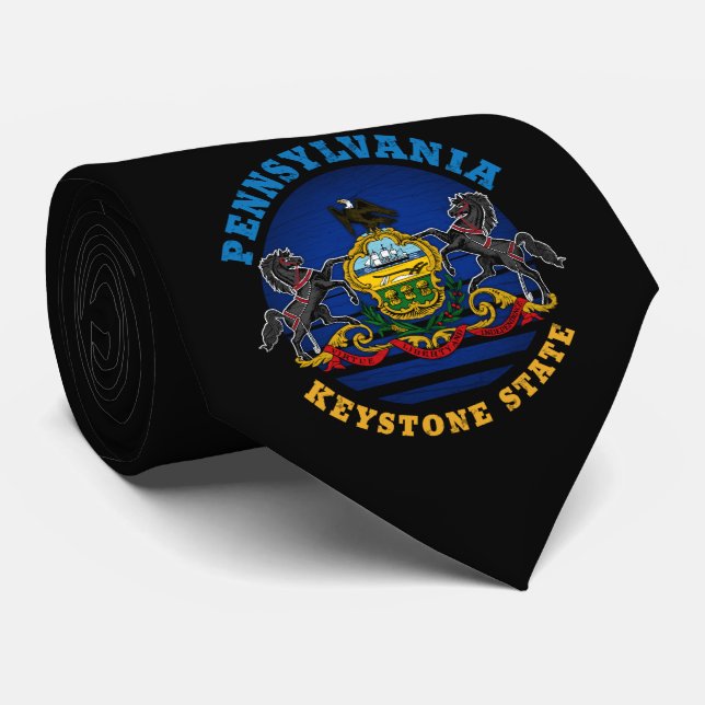 PENNSYLVANIA KEYSTONE STATLIG FLAGGA SLIPS (Rullad)