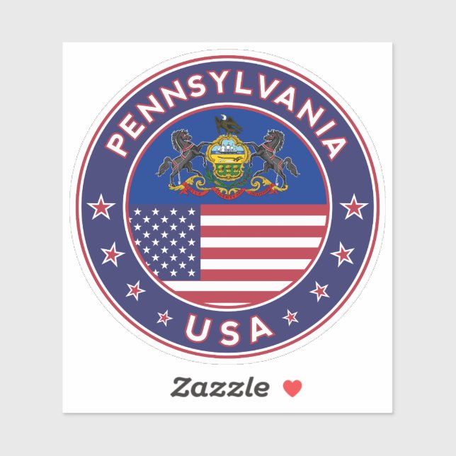 Pennsylvania Klistermärken (Ark)