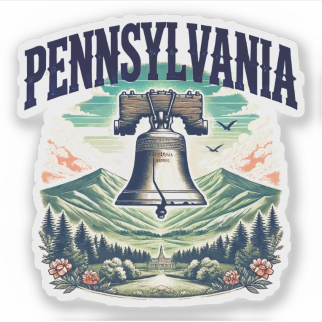 Pennsylvania Klistermärken (Framsida)
