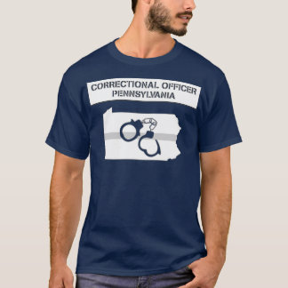 Pennsylvania korrektionsförrättare Thin Grått Line T Shirt