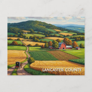 Pennsylvania Lancaster County Resor Vykort