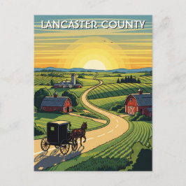 Pennsylvania Lancaster Travel Vykort