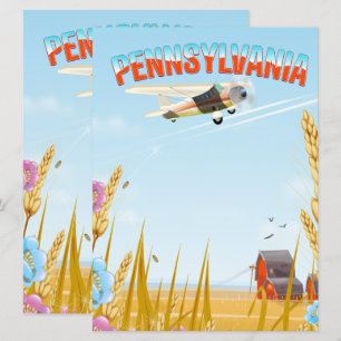 Pennsylvania Landsresetaffisch Magnet