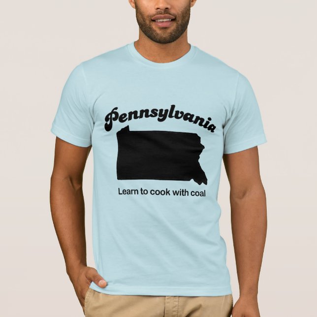 Pennsylvania - lär att laga mat t-shirt (Framsida)
