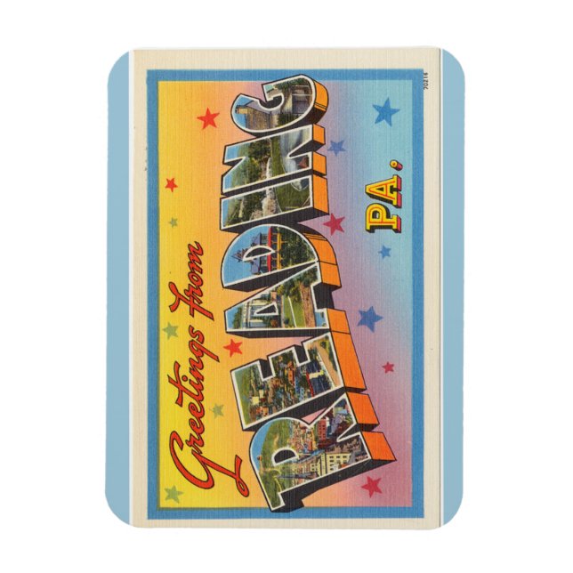 Pennsylvania, läsmagnet magnet (Vertikal)