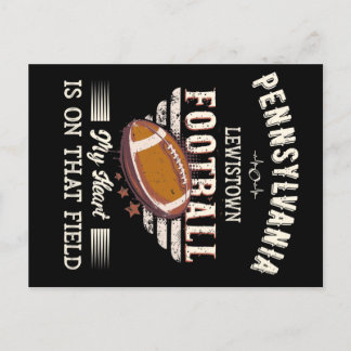 Pennsylvania Lewistown American Football Vykort