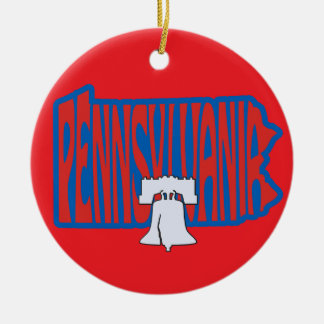 Pennsylvania Liberty Bell Julgran Ornament