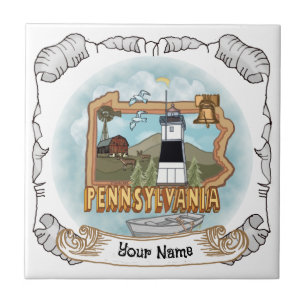 Pennsylvania Lighthouse Kakelplatta