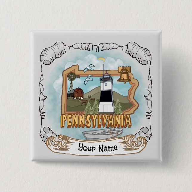 Pennsylvania Lighthouse Knapp (Framsida)