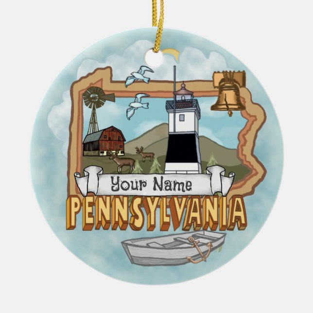 Pennsylvania Lighthouse Ornament (Framsidan)