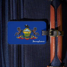 Pennsylvania Luggage Tags, patriotisk Flagga Bagagebricka