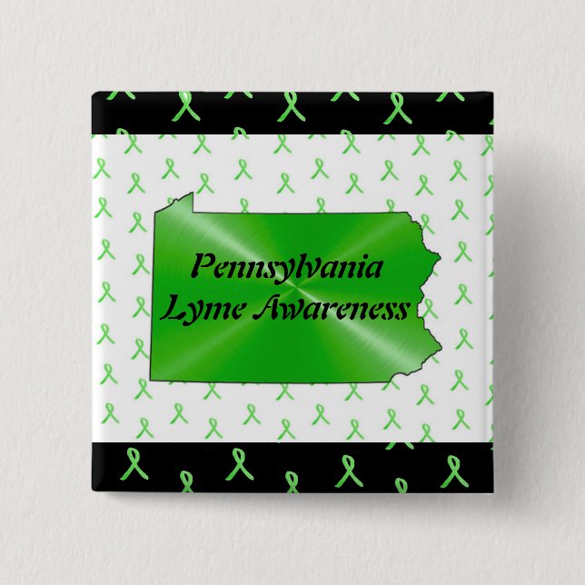 Pennsylvania Lyme Disease Awareness-knapp Knapp (Framsida)