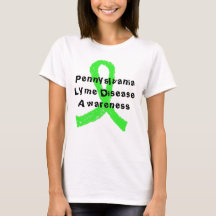 Pennsylvania Lyme Disease Medvetenhet T-shirt