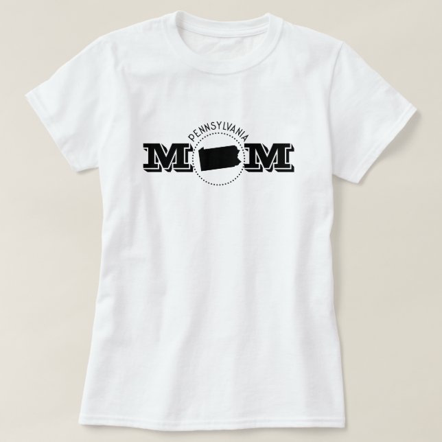 Pennsylvania Mamma  T Shirt (Design framsida)