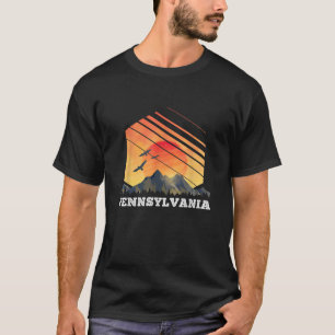 Pennsylvania Mountain Sunset USA Amerika Gifts T Shirt