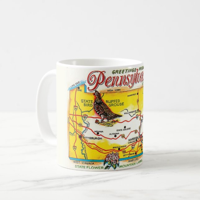 Pennsylvania-mugg Kaffemugg (Framsida vänster)