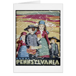 Pennsylvania - nödlidande hälsningskort