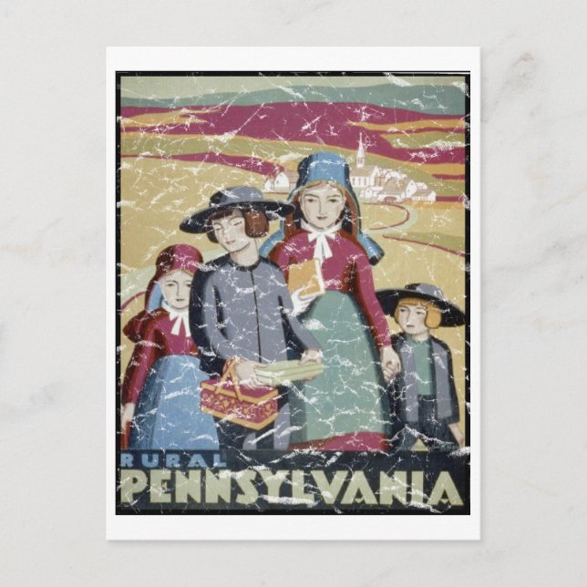 Pennsylvania - nödlidande vykort (Framsida)
