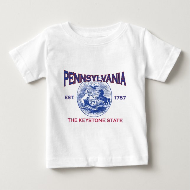 PENNSYLVANIA Nyckelstaten T Shirt (Framsida)