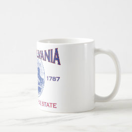 PENNSYLVANIA Nyckelstatens delstat Kaffemugg