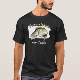 Pennsylvania "Öga Candy Walleye Fishing T-Shirt