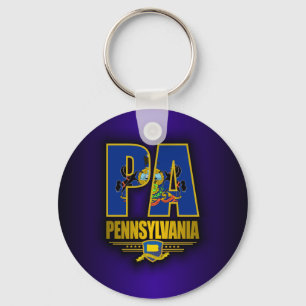 Pennsylvania (PA) Nyckelring