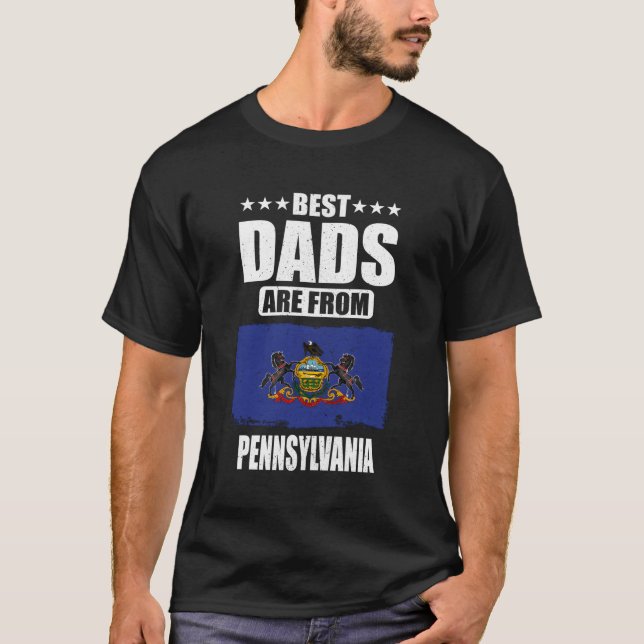 Pennsylvania Pappa är från Pennsylvania. T Shirt (Framsida)