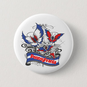 Pennsylvania patriotismfjäril knapp