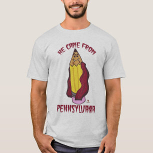 Pennsylvania Pencil Vampre Roligt Tecknad Art T Shirt