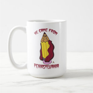 Pennsylvania Pennvärt vampyrglatt humor Kaffemugg