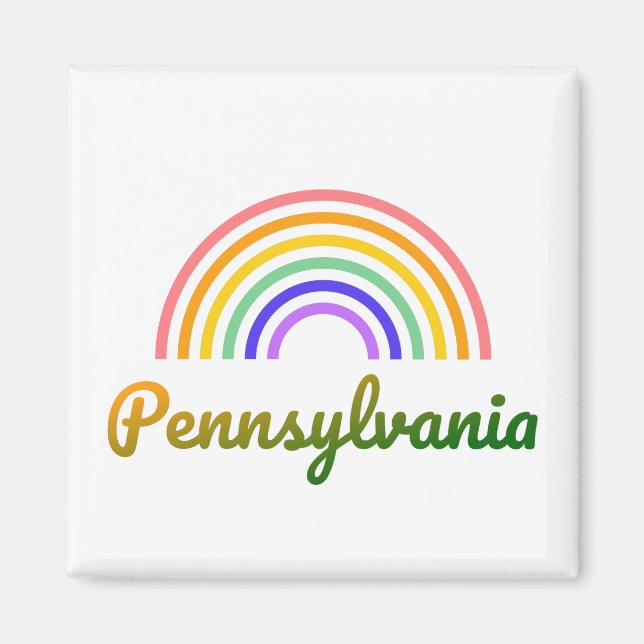 Pennsylvania - Philadelphia - Ugglor Magnet (Framsidan)