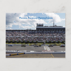Pennsylvania Pococo Raceway-vykort Vykort