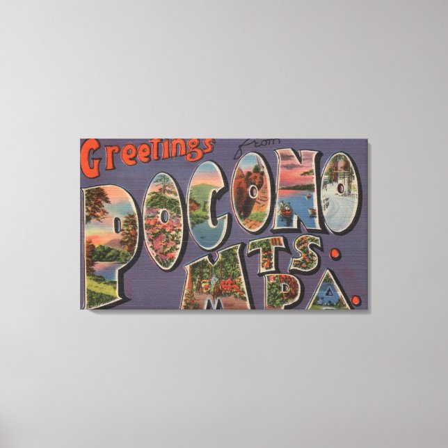 Pennsylvania - Pocono Mountians 2 Canvastryck (Framsida)