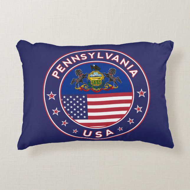Pennsylvania Prydnadskudde (Framsidan)