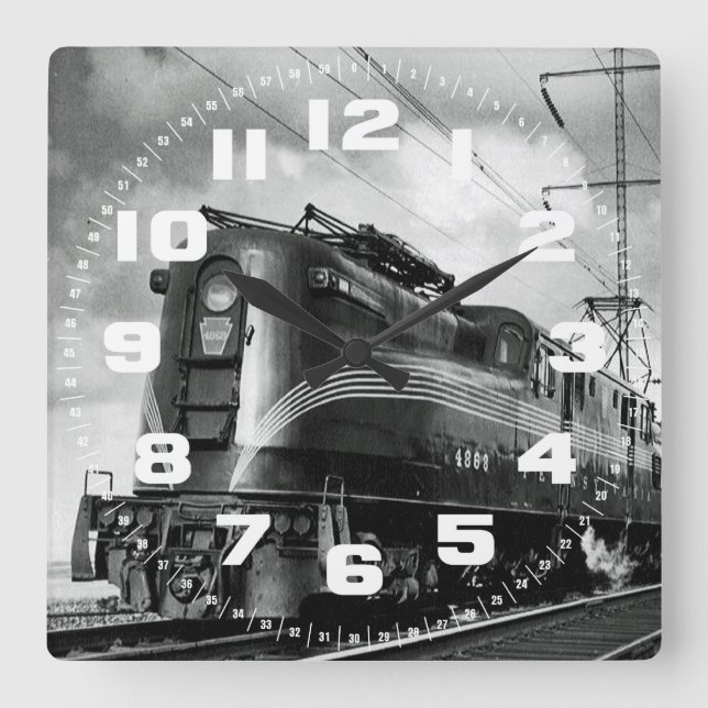 Pennsylvania Raila Fyrkantig Klocka (Framsida)