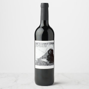 Pennsylvania Railroad Broadway Begränsad 1928 Vinflaska Etikett