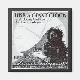 Pennsylvania Railroad Broadway Begränsad 1929 Magnet