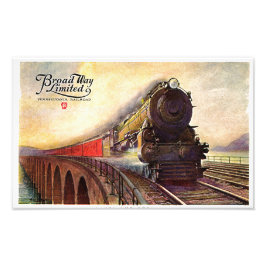 Pennsylvania Railroad Broadway Begränsad Fototryck