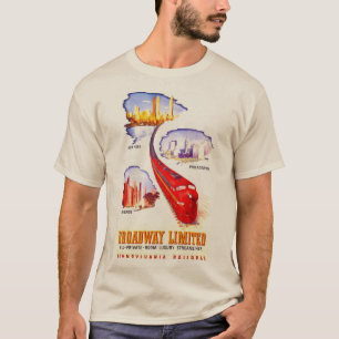 Pennsylvania Railroad Broadway Begränsad Streamli T Shirt