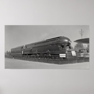 Pennsylvania Railroad Class S1 Locomotive - 1939 Poster